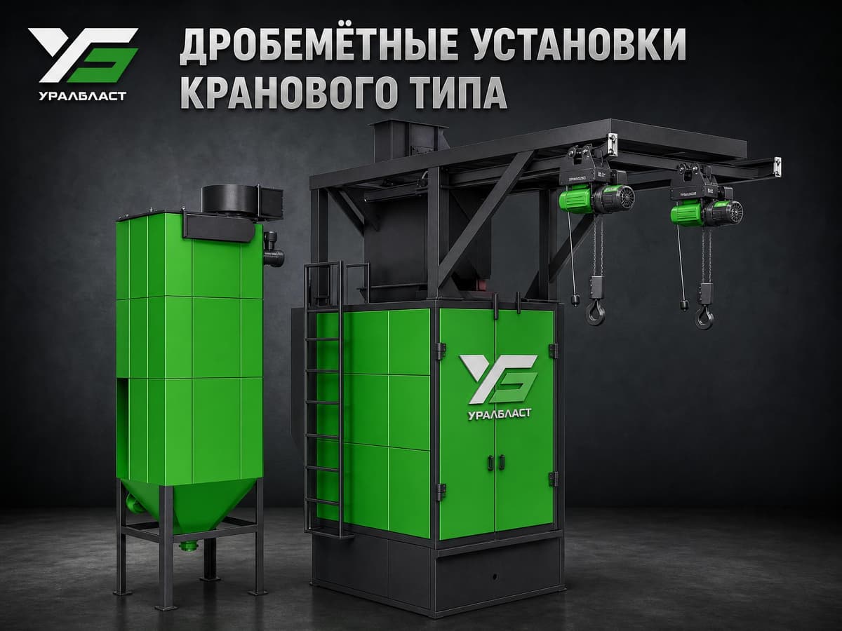 Дробеметные установки кранового типа в Казани и Республике Татарстан