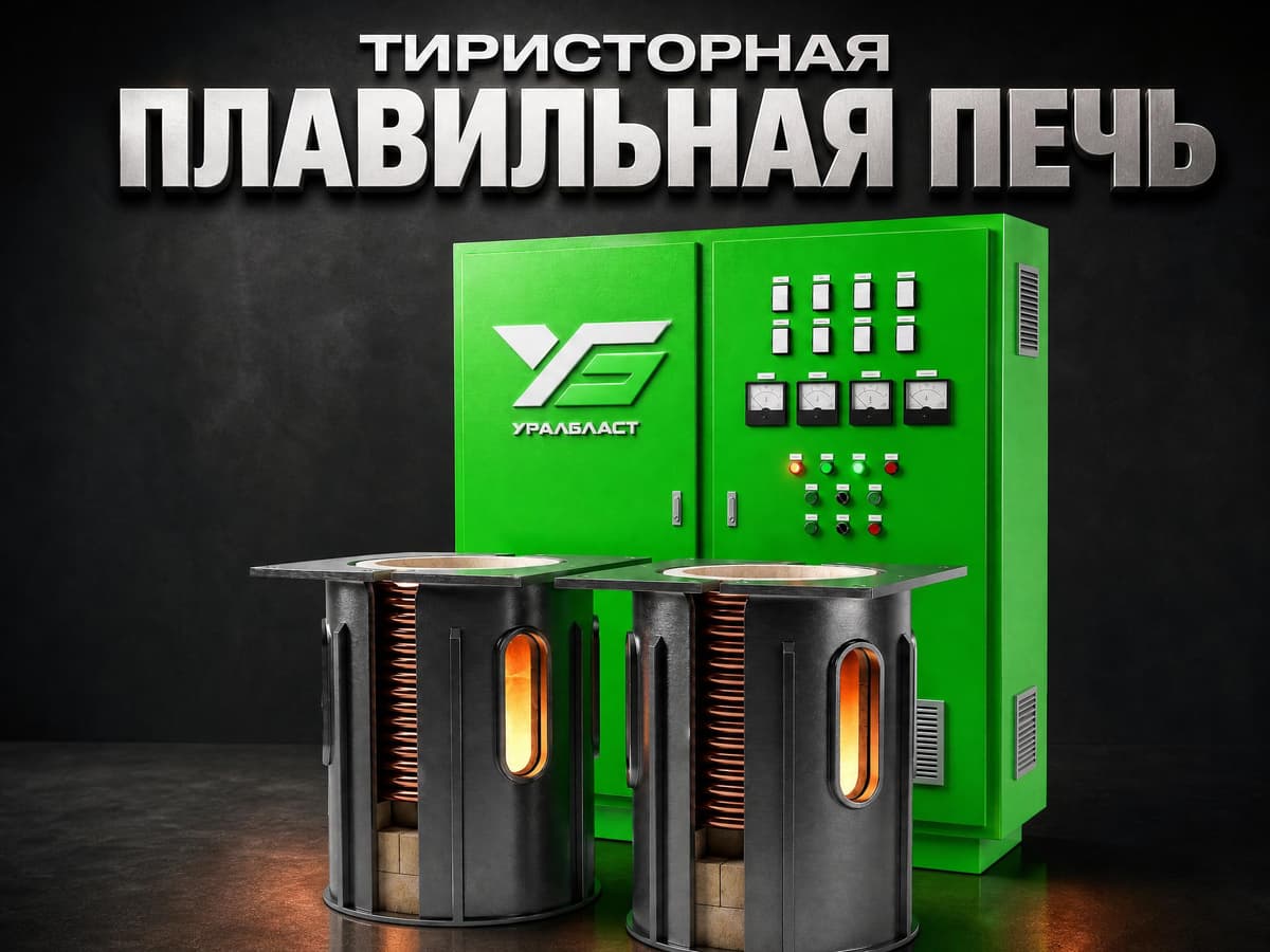 Индукционная тиристорная печь УИ-0.15Т-160 в Казани и Республике Татарстан
